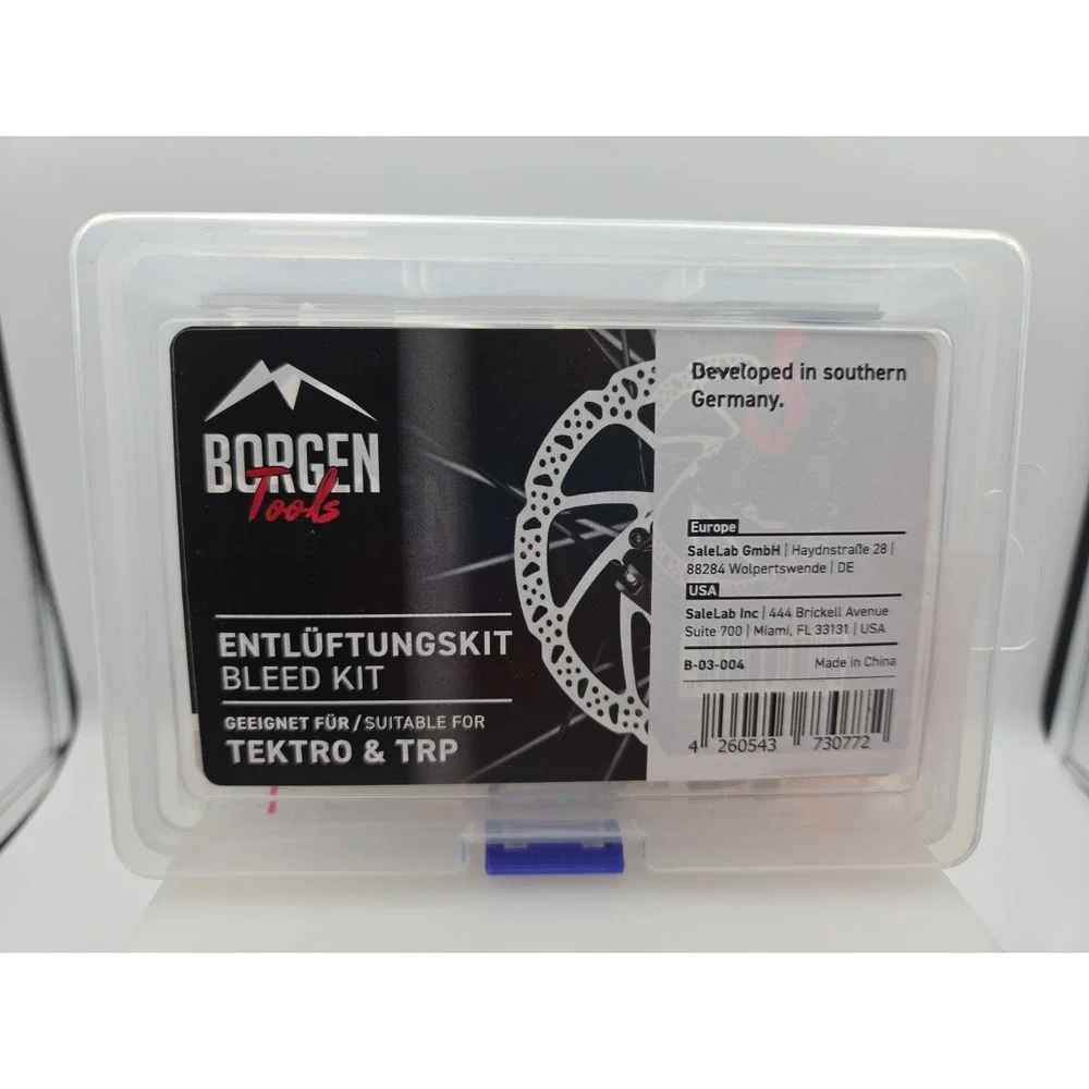 Borgen Tools Bleed Kit Suitable For Tektro And TRP Bicycle Brand New